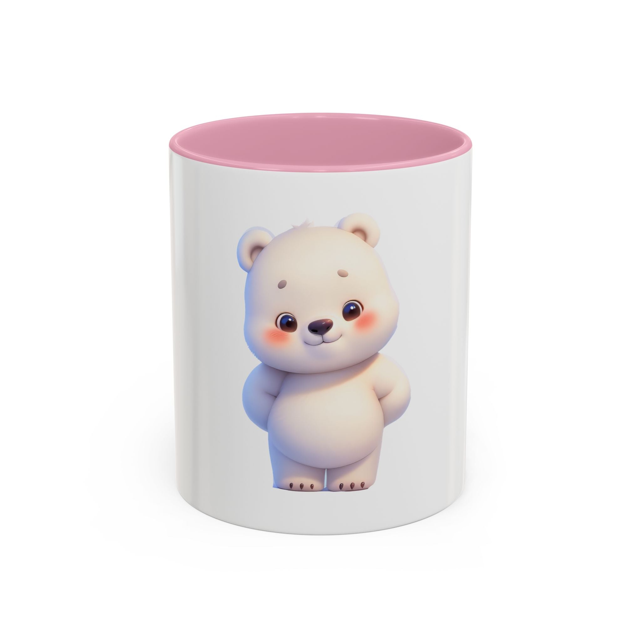 Cute White Bear Coffee Mug — Kawaii Polar Bear 11oz