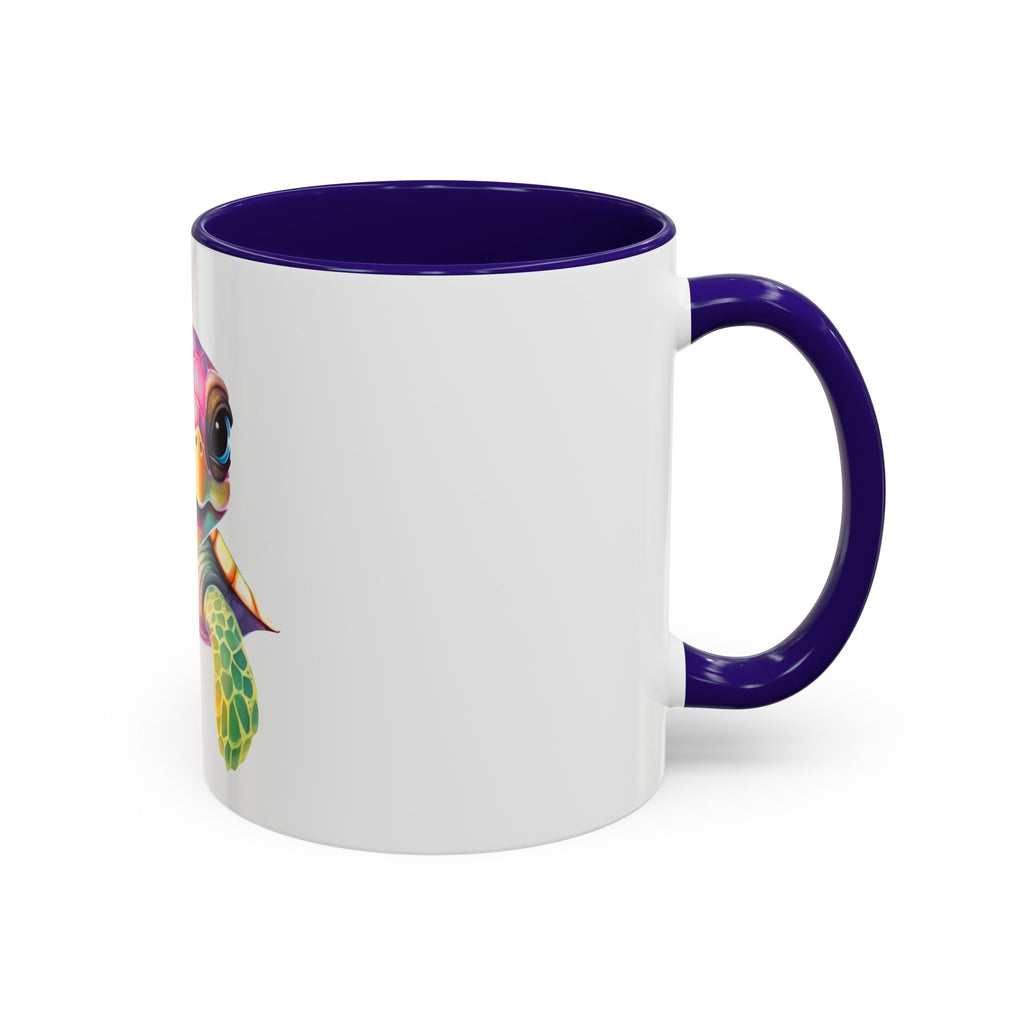 Colorful Sea Turtle Mug (11oz) – Cute Rainbow Marine Coffee Cup