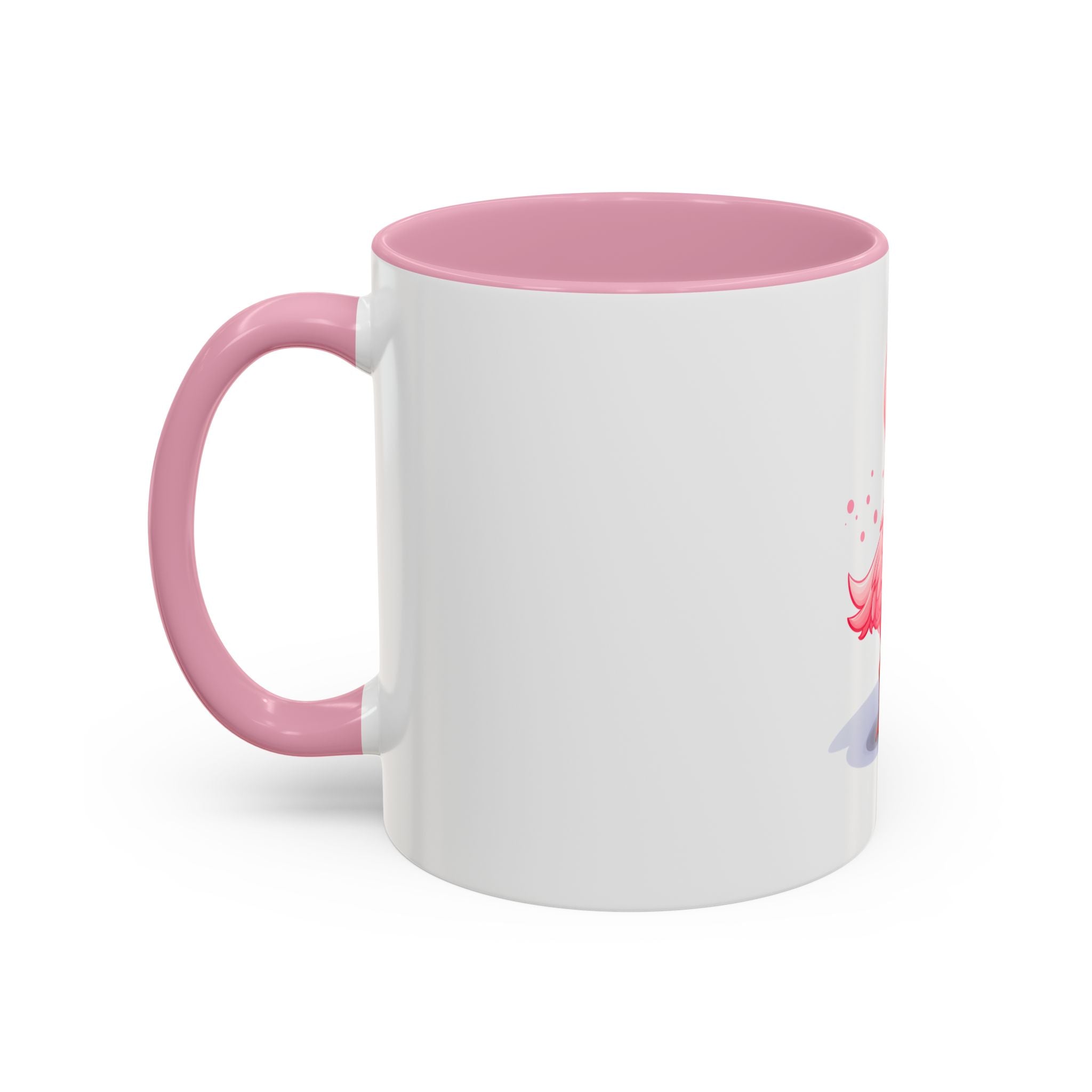 Cute Pink Flamingo Coffee Mug — Color Accent 11oz
