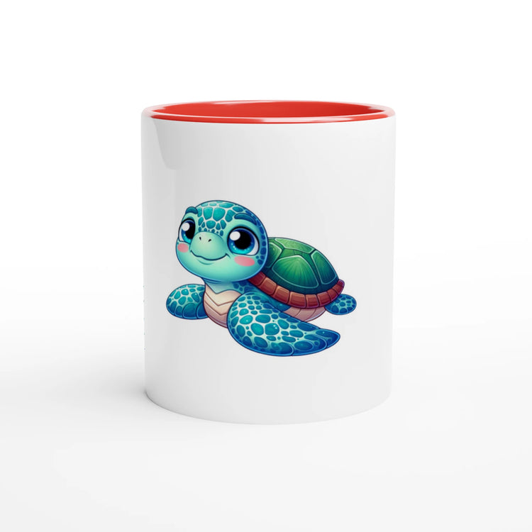 Cute Dolphin Mug with Color Inside