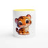 Cute Tiger Mug with Color Inside