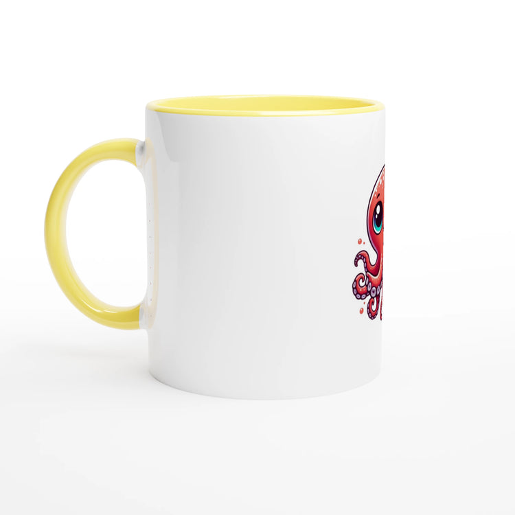 Cute Octopus Mug with Color Inside