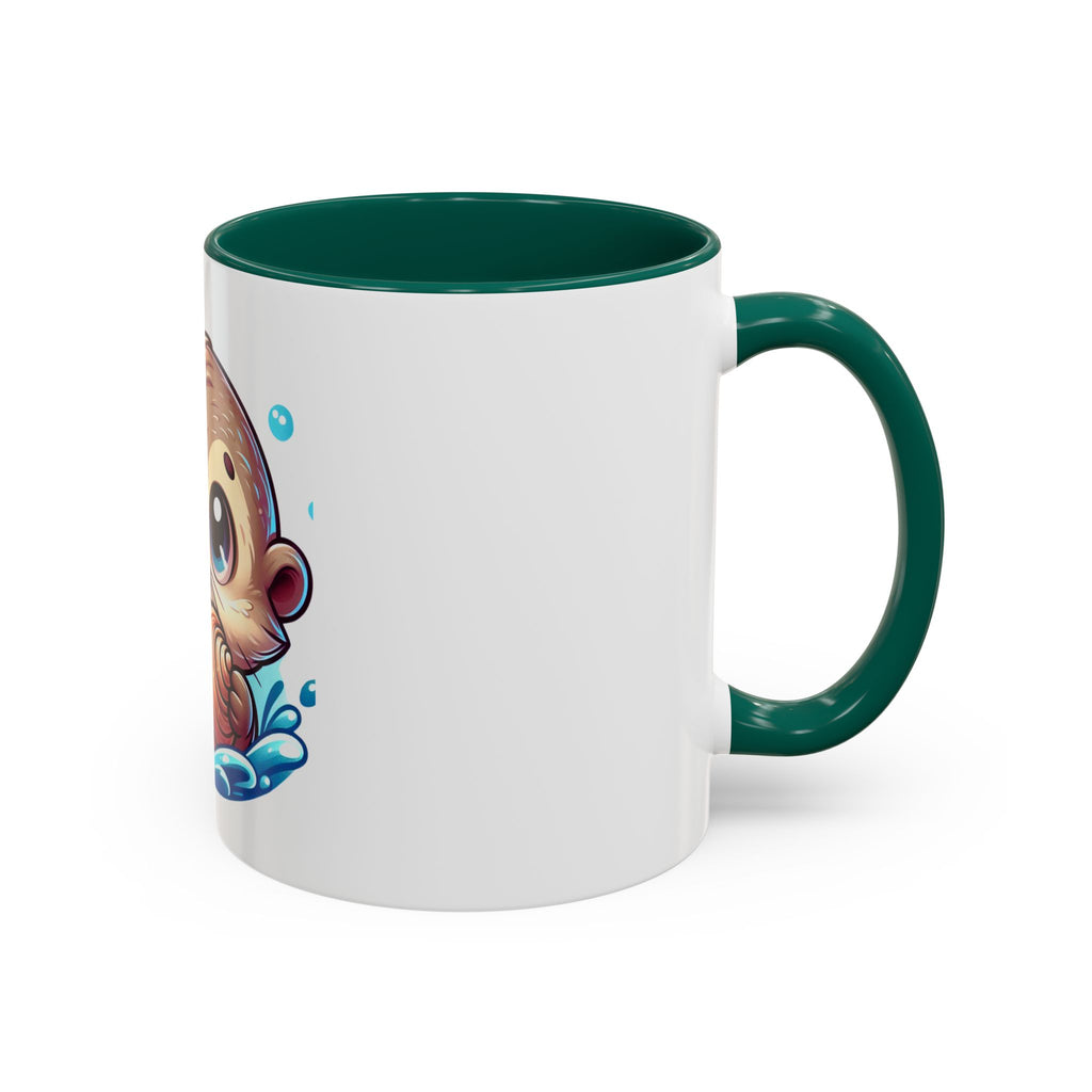 Cute Otter Mug (11oz) — Adorable Cartoon Sea Otter Coffee Cup