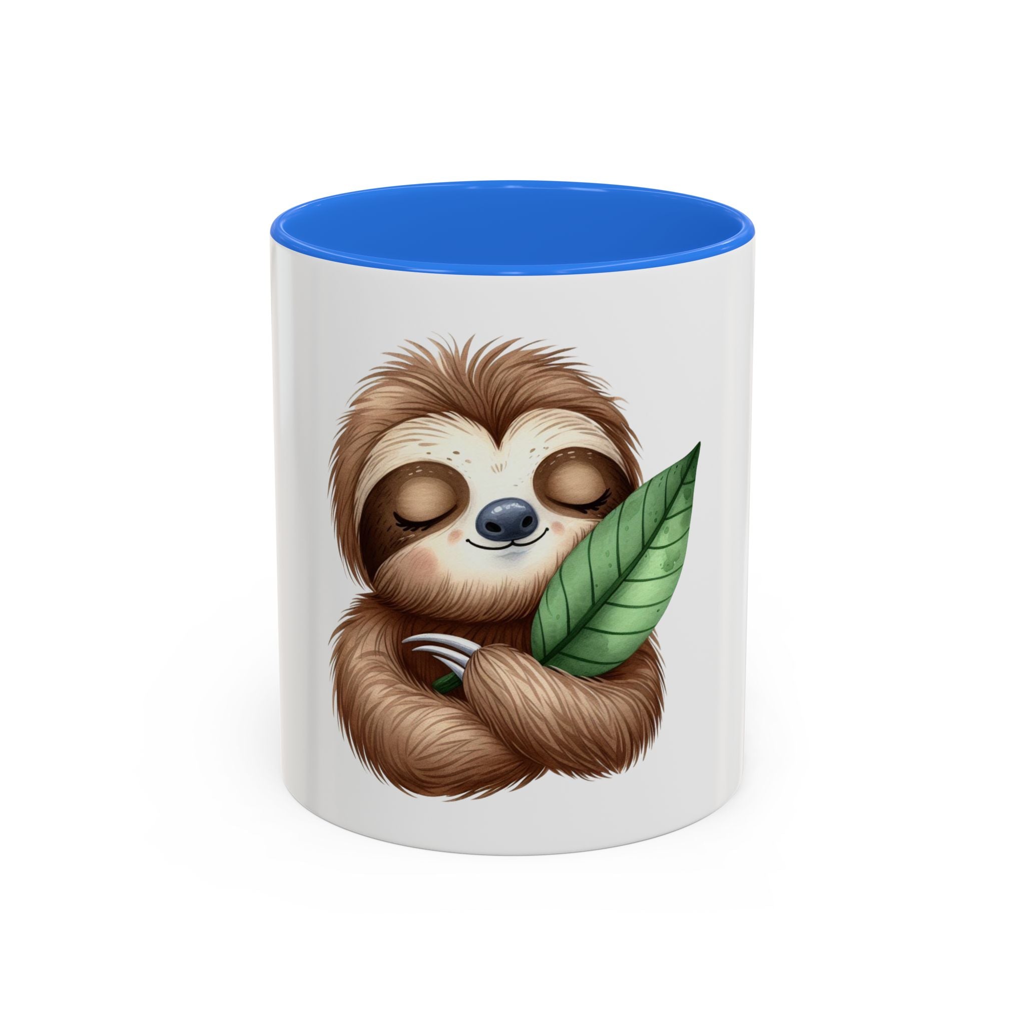 Cute Sloth Hug Coffee Mug (11oz) - Adorable Relaxing Animal Gift