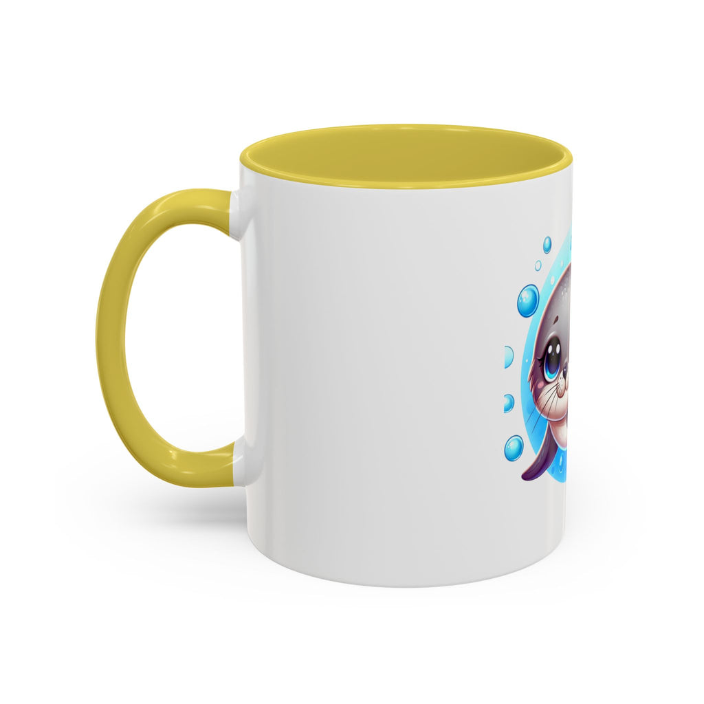 Cute Seal Coffee Mug – Adorable Ocean Animal 11oz Colorful Ceramic