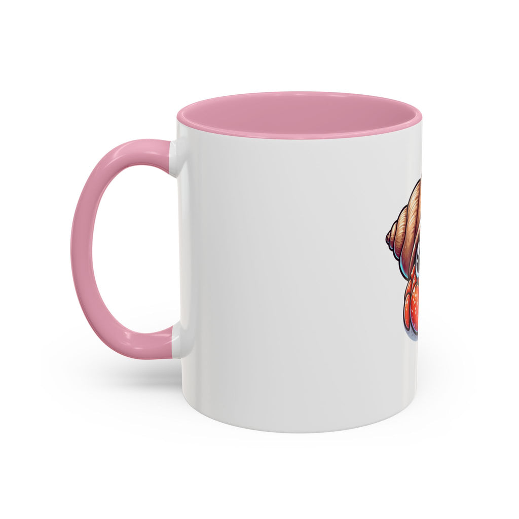 Cute Hermit Crab Mug — Colorful 11oz Ceramic Coffee Cup
