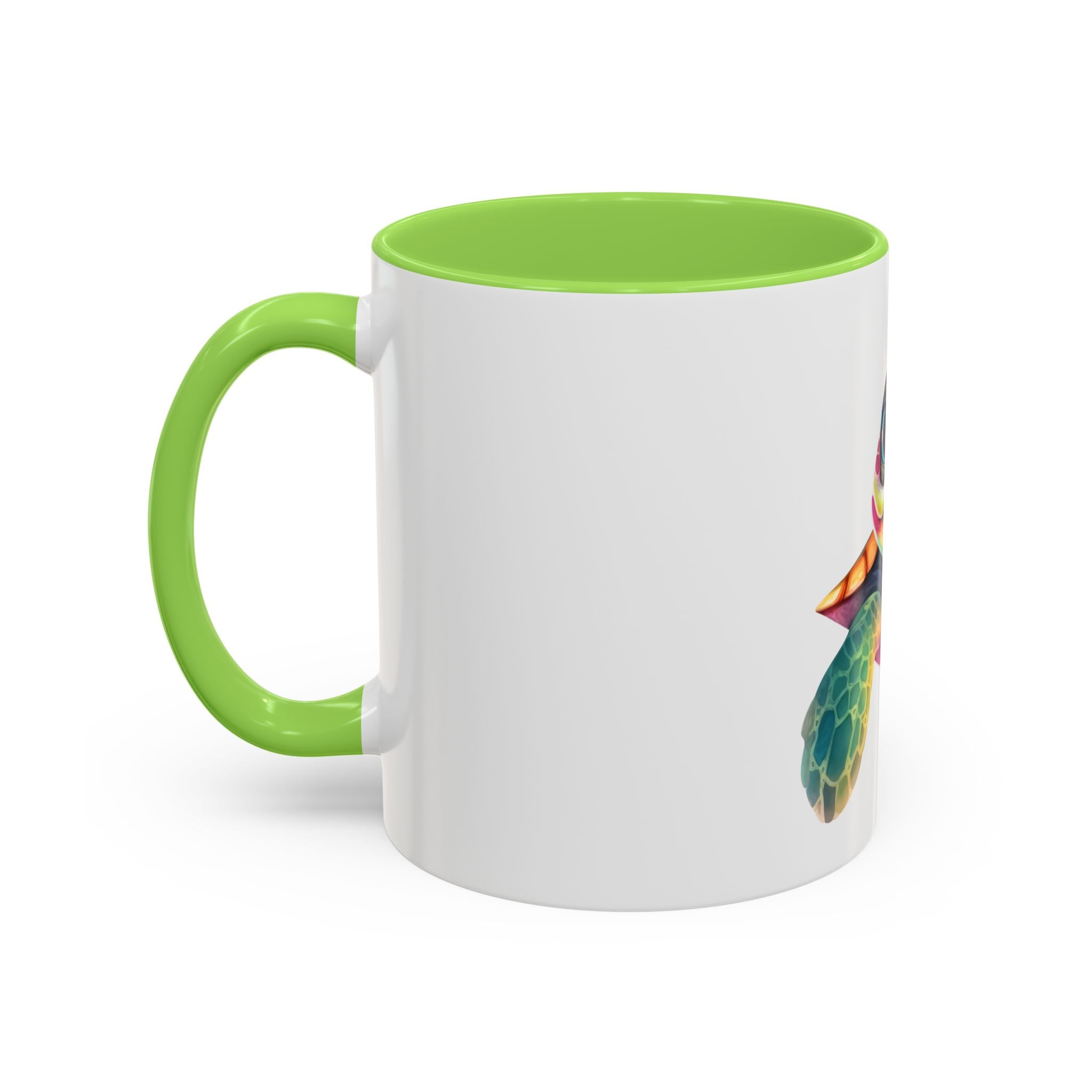 Colorful Sea Turtle Mug (11oz) – Cute Rainbow Marine Coffee Cup