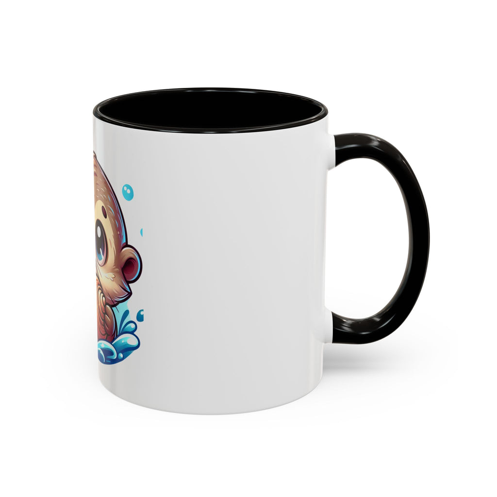 Cute Otter Mug (11oz) — Adorable Cartoon Sea Otter Coffee Cup