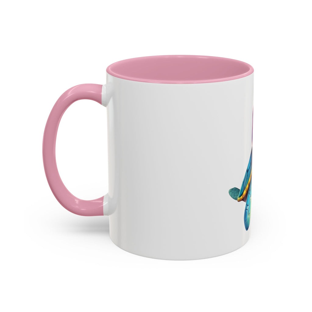 Cute Colorful Sea Turtle Coffee Mug (11oz)
