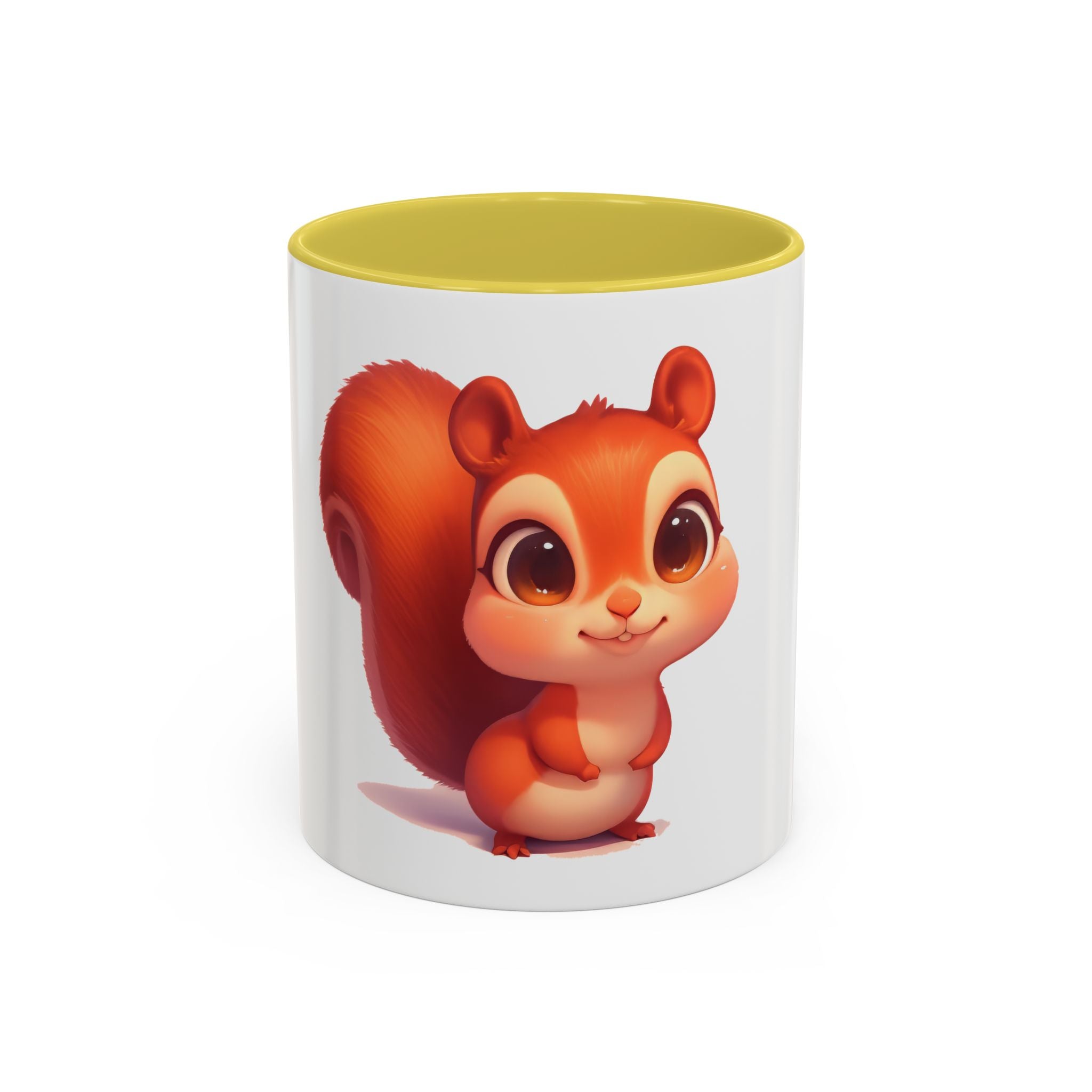 Cute Cartoon Squirrel Coffee Mug (11oz) – Colorful Animal Gift