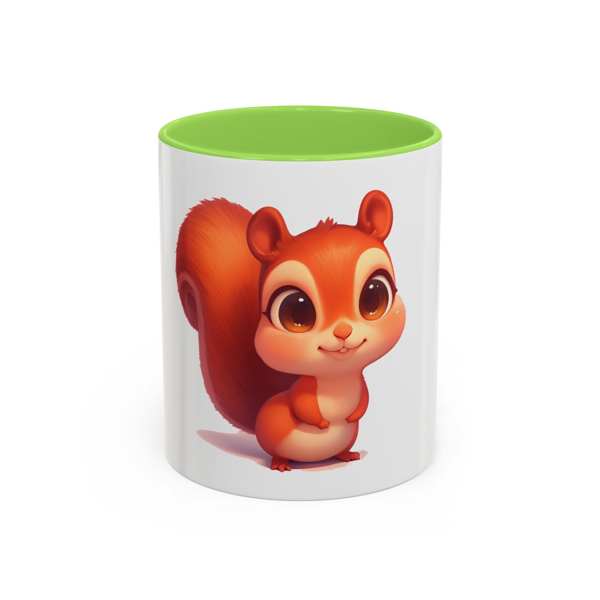 Cute Cartoon Squirrel Coffee Mug (11oz) – Colorful Animal Gift