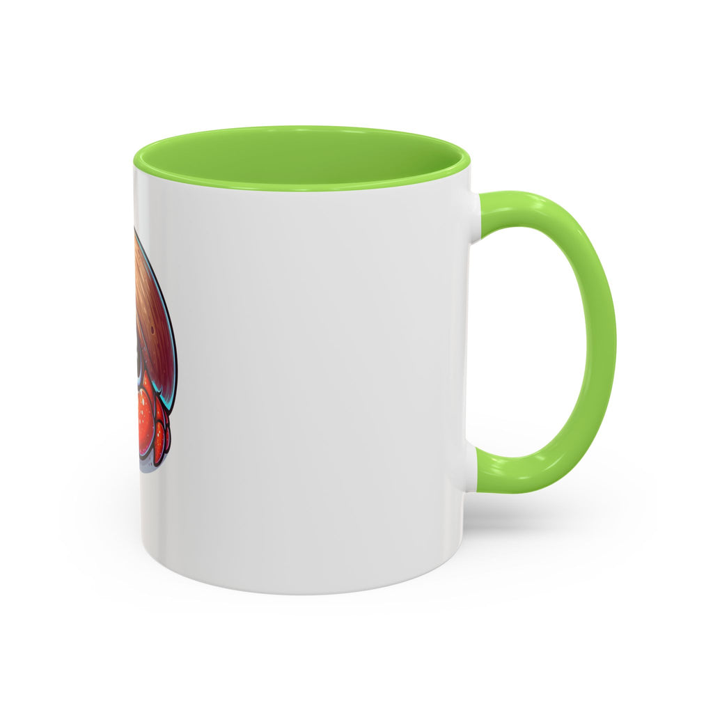 Cute Hermit Crab Mug — Colorful 11oz Ceramic Coffee Cup