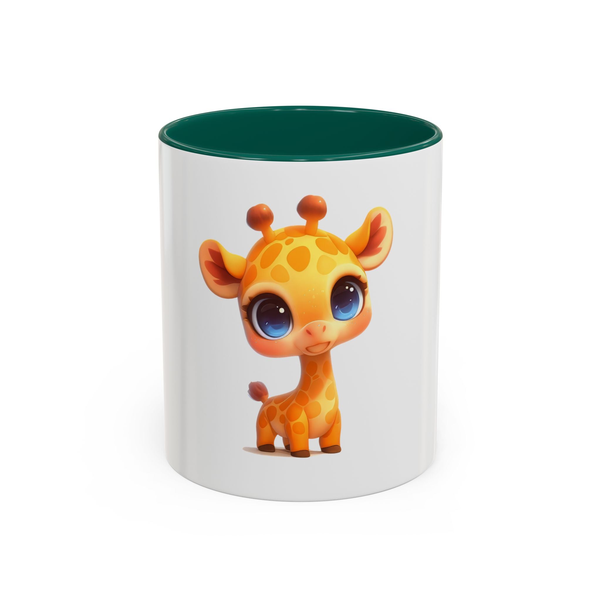 Cute Baby Giraffe Coffee Mug — Colorful 11oz Ceramic Mug