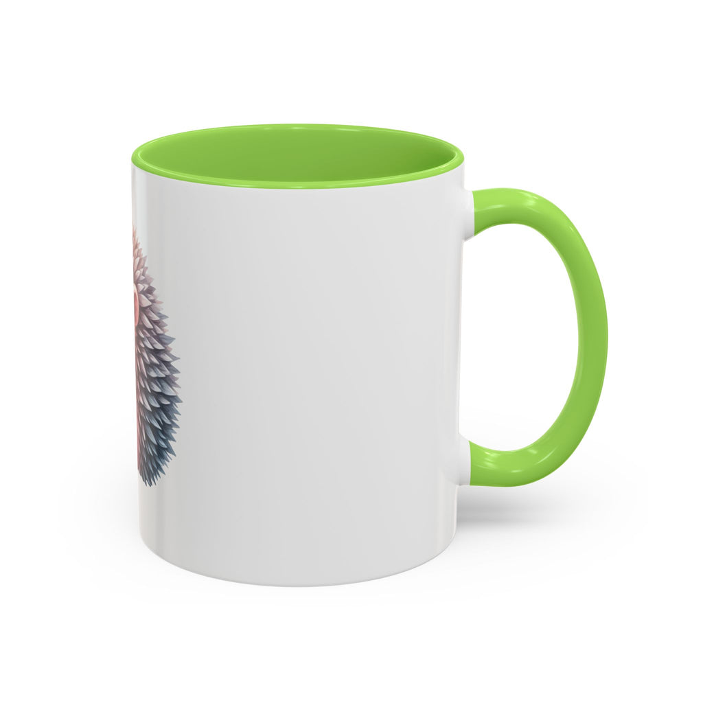 Cute Hedgehog Coffee Mug (11oz) - Colorful Kawaii Animal Ceramic Gift