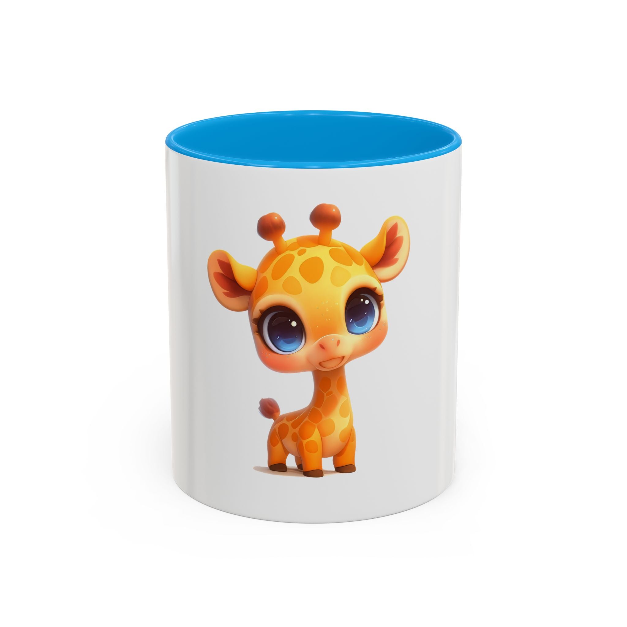 Cute Baby Giraffe Coffee Mug — Colorful 11oz Ceramic Mug