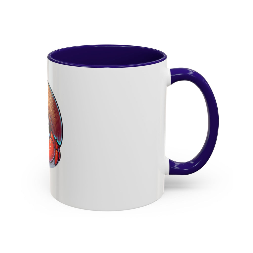 Cute Hermit Crab Mug — Colorful 11oz Ceramic Coffee Cup