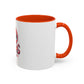 Cute Red Octopus Coffee Mug (11oz) - Kawaii Sea Creature Ceramic Cup