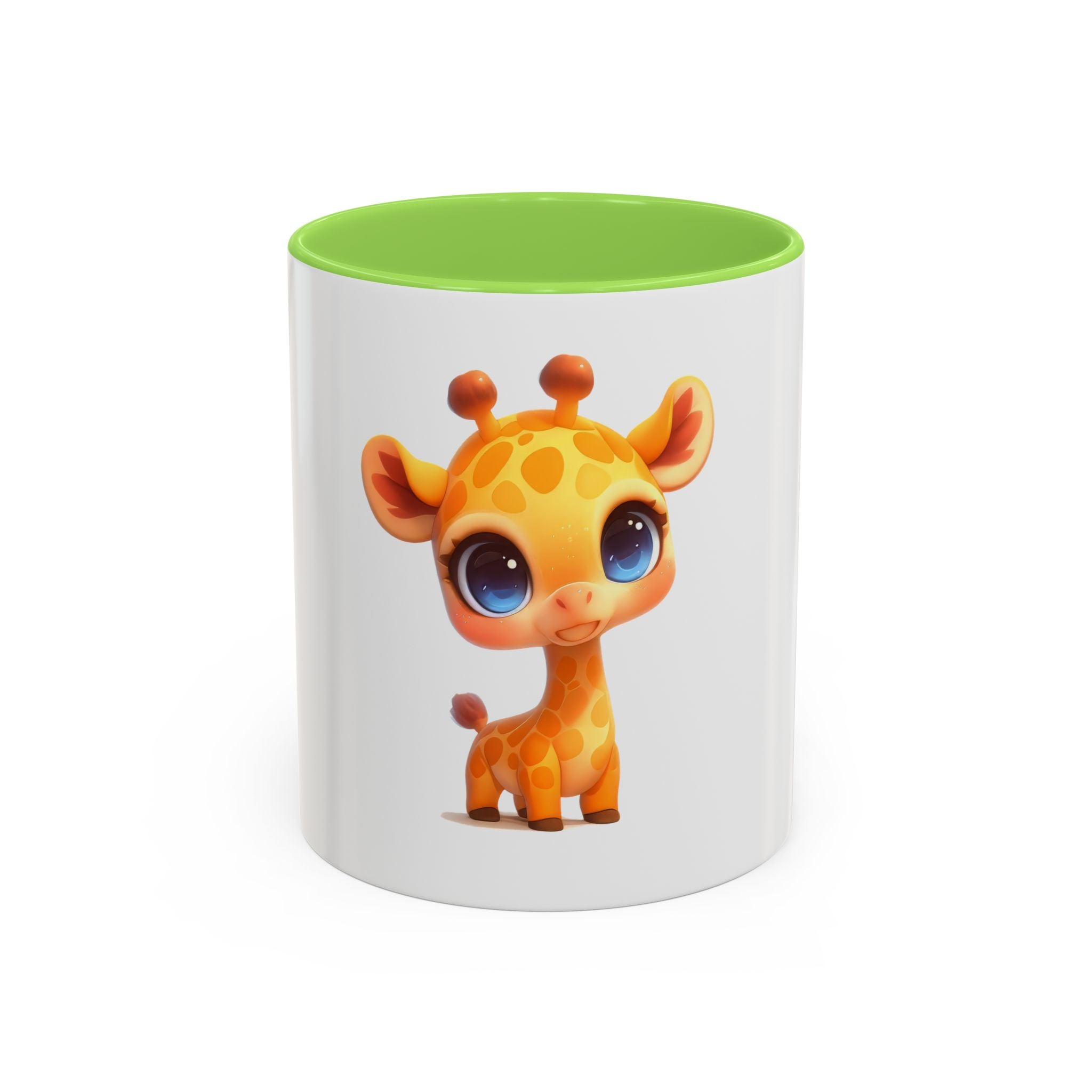 Cute Baby Giraffe Coffee Mug — Colorful 11oz Ceramic Mug