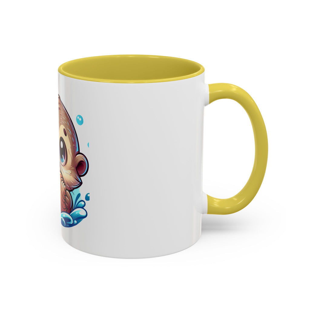 Cute Otter Mug (11oz) — Adorable Cartoon Sea Otter Coffee Cup
