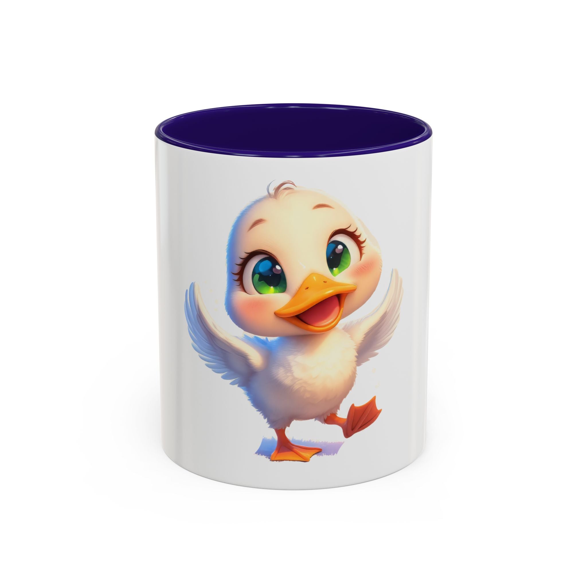 Cute Duckling Coffee Mug — Adorable Cartoon Baby Duck 11oz