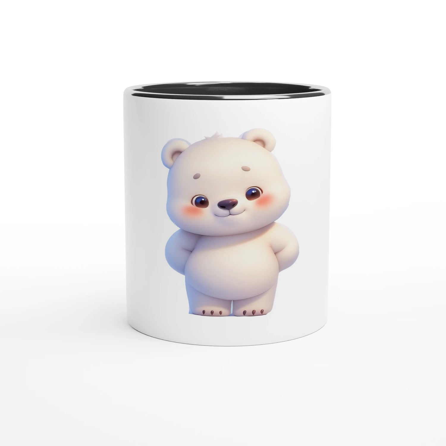 Cute Bear Mug with Color Inside
