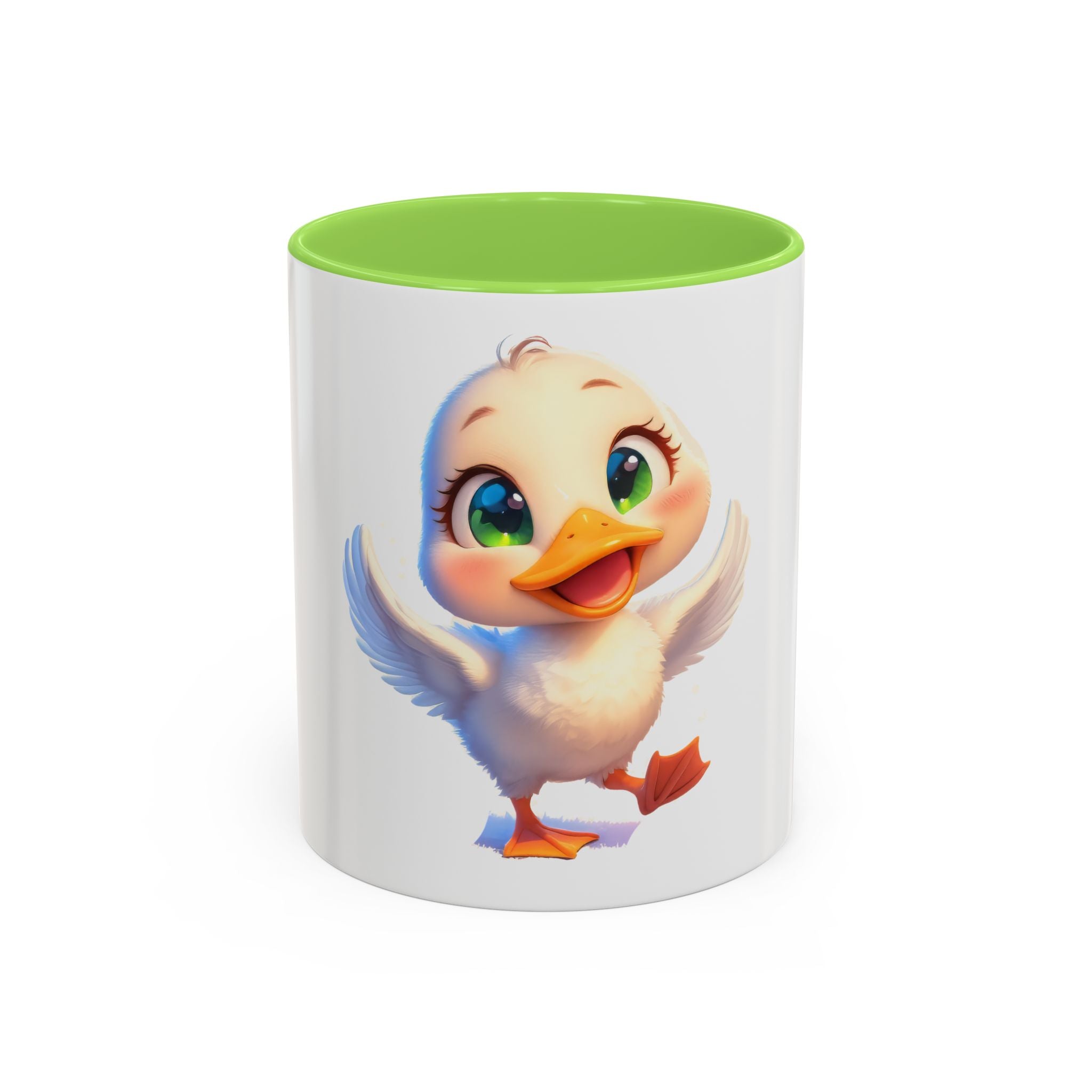 Cute Duckling Coffee Mug — Adorable Cartoon Baby Duck 11oz