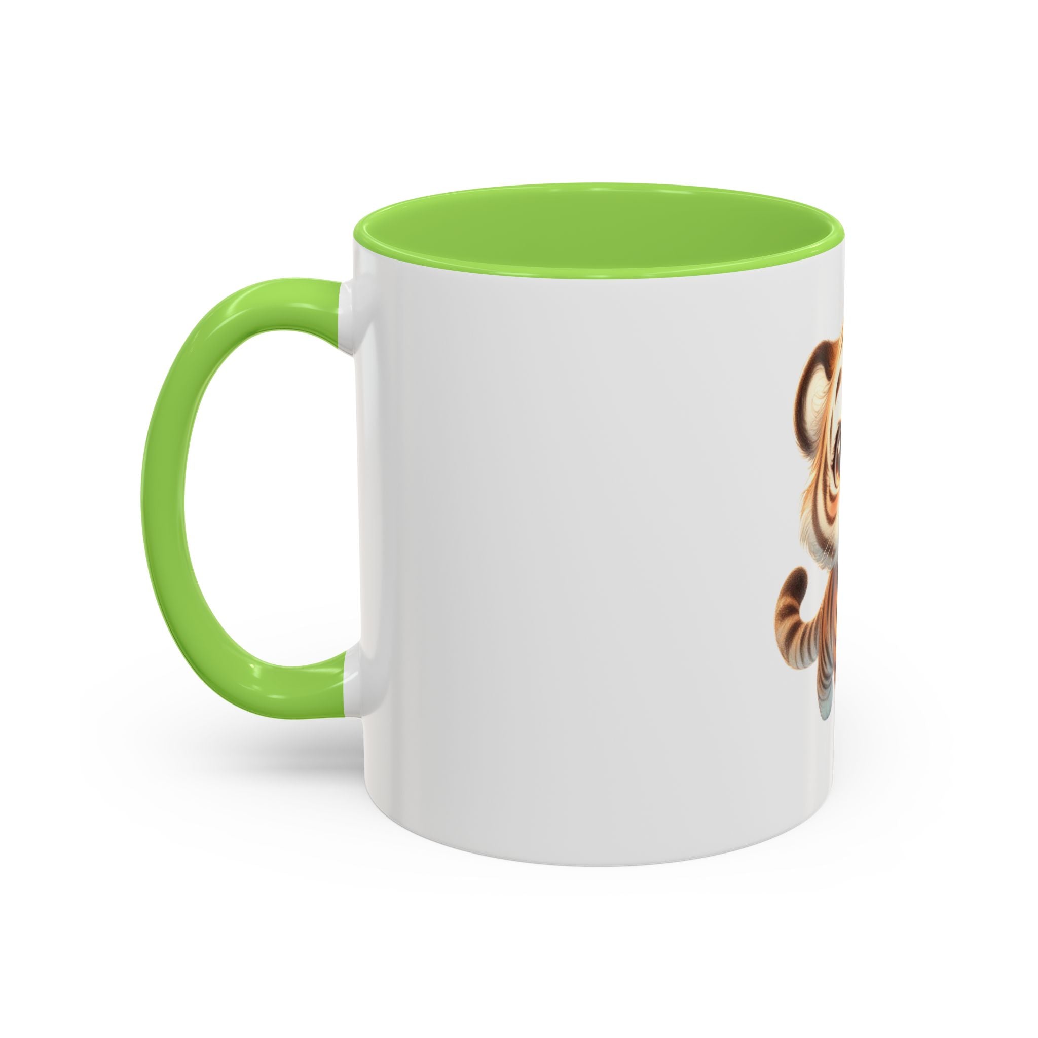 Cute Baby Tiger Mug — Adorable Cartoon Animal Coffee Cup (11oz)
