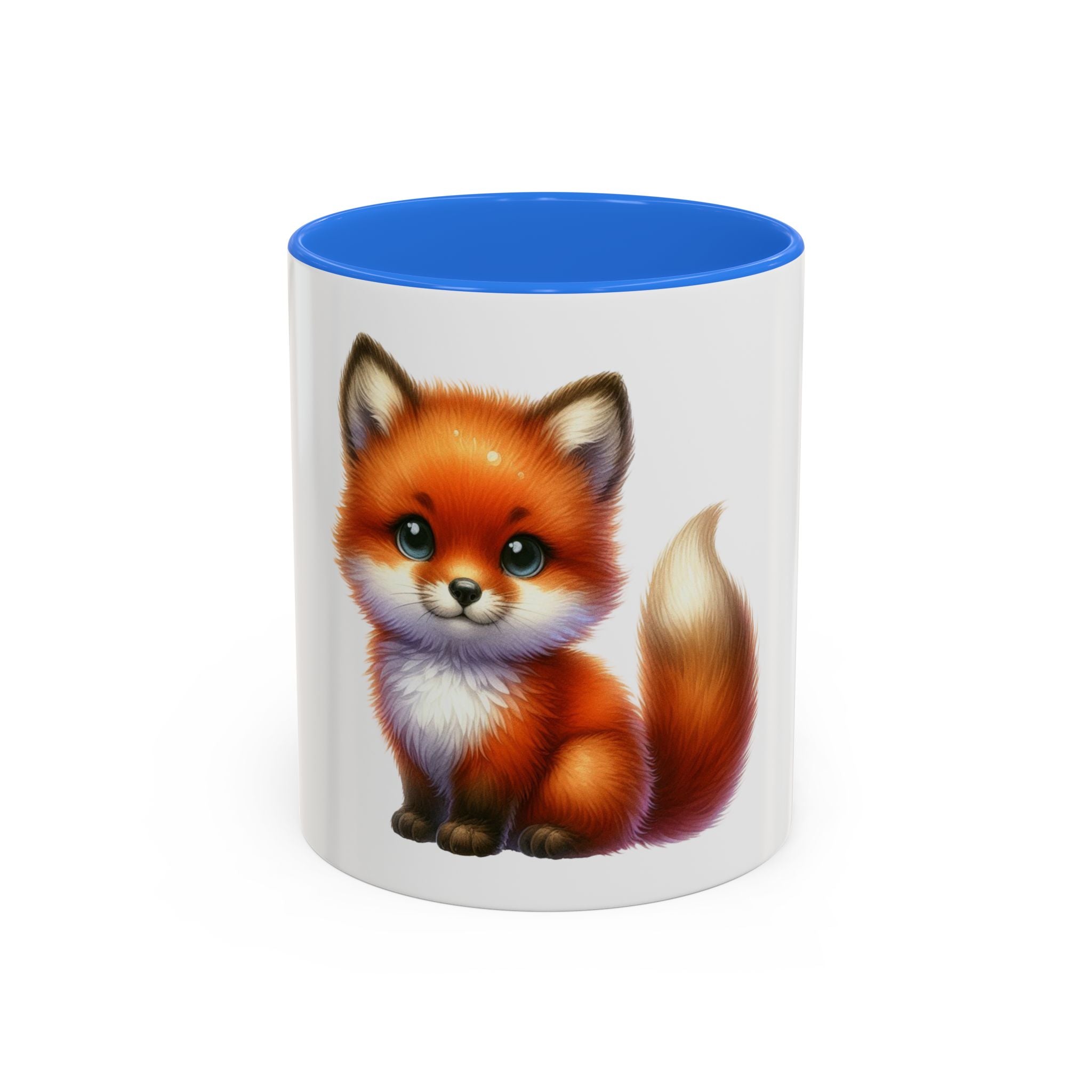 Cute Red Fox Coffee Mug — Adorable Animal Ceramic Mug (11oz)