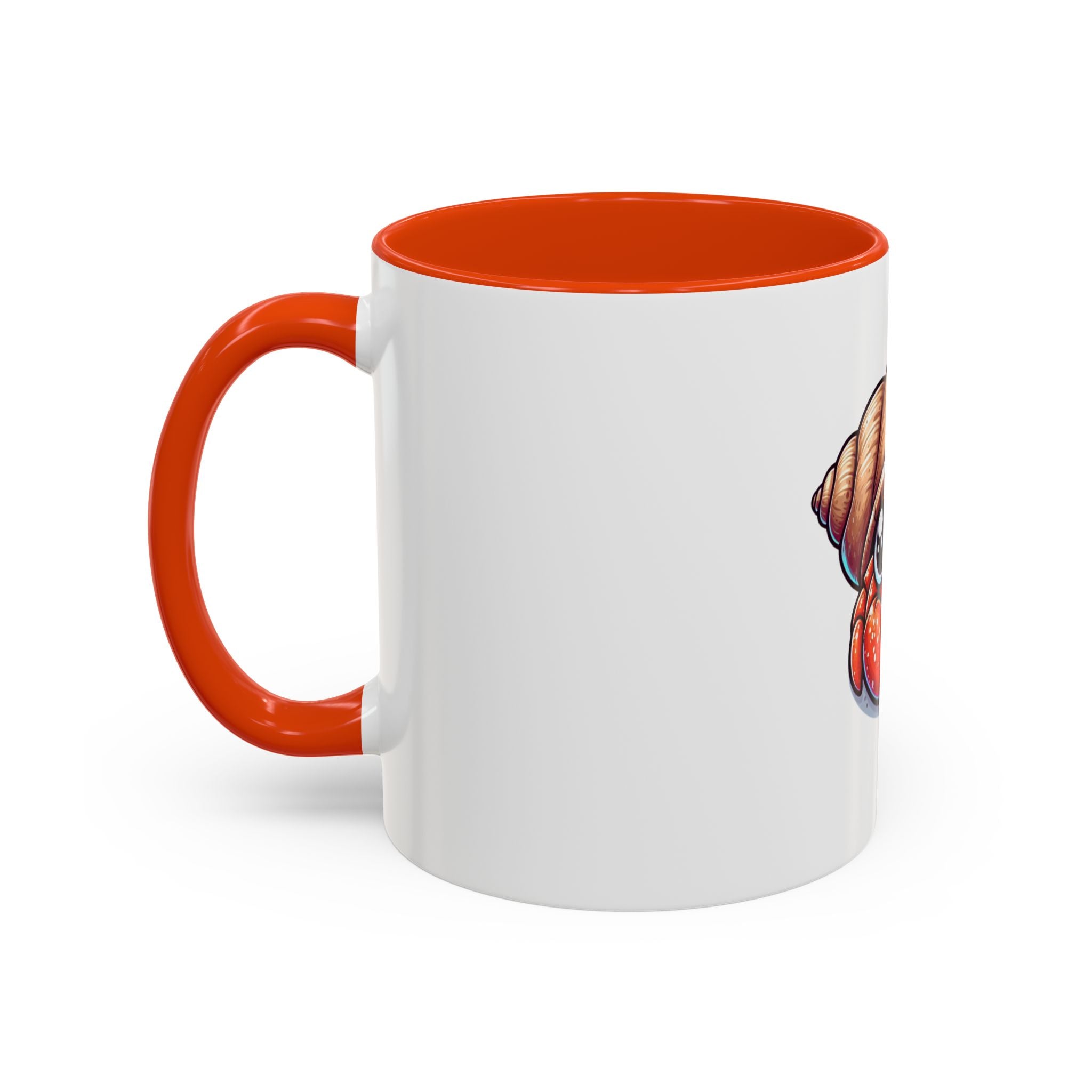Cute Hermit Crab Mug — Colorful 11oz Ceramic Coffee Cup