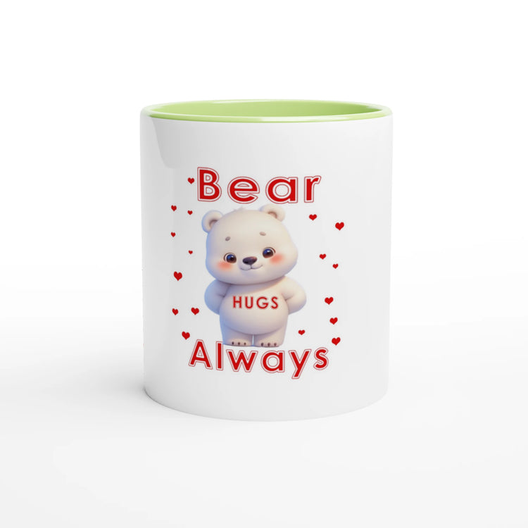 Cute Text Coffee Mug with Color Inside