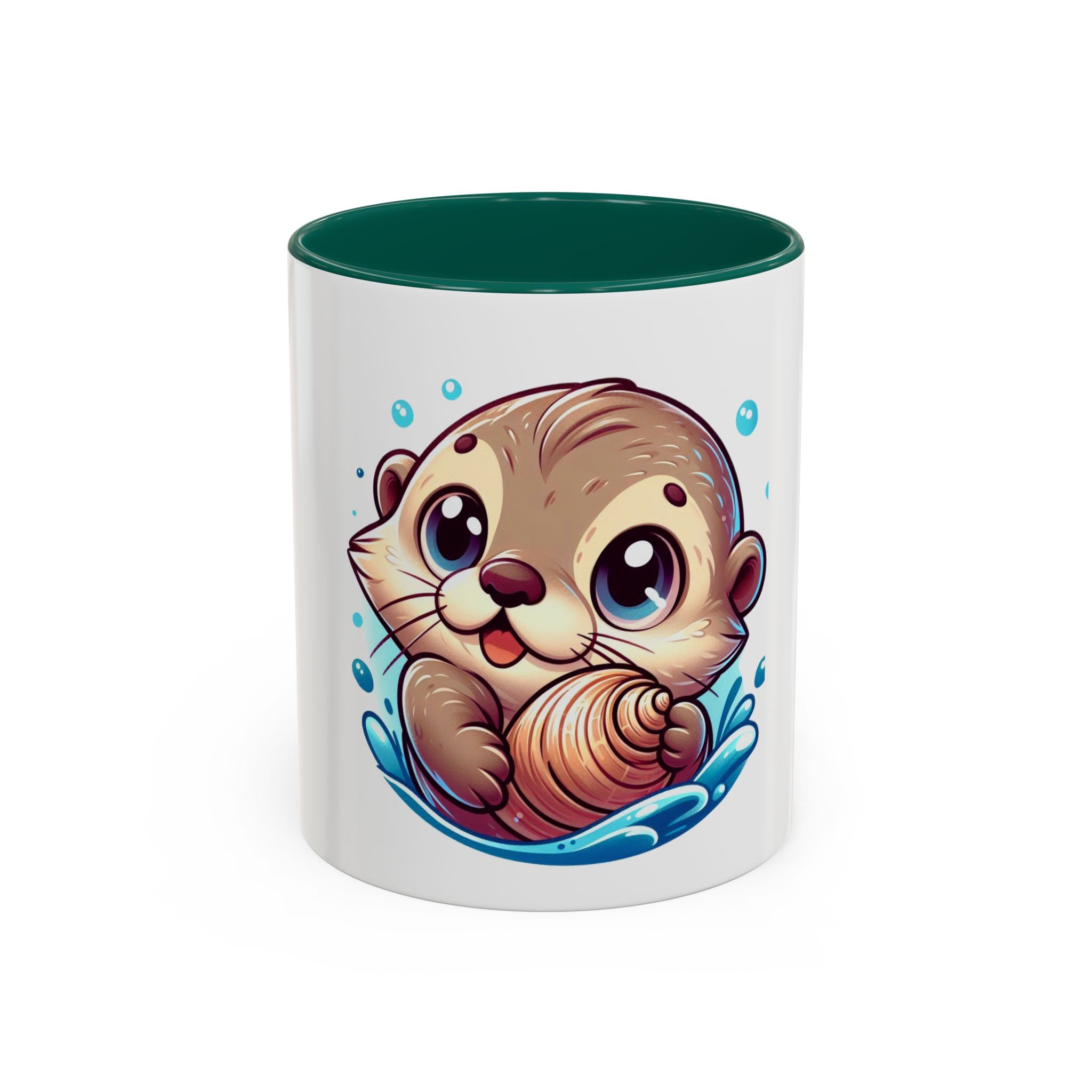 Cute Otter Mug (11oz) — Adorable Cartoon Sea Otter Coffee Cup