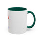 Cute Pink Flamingo Coffee Mug — Color Accent 11oz