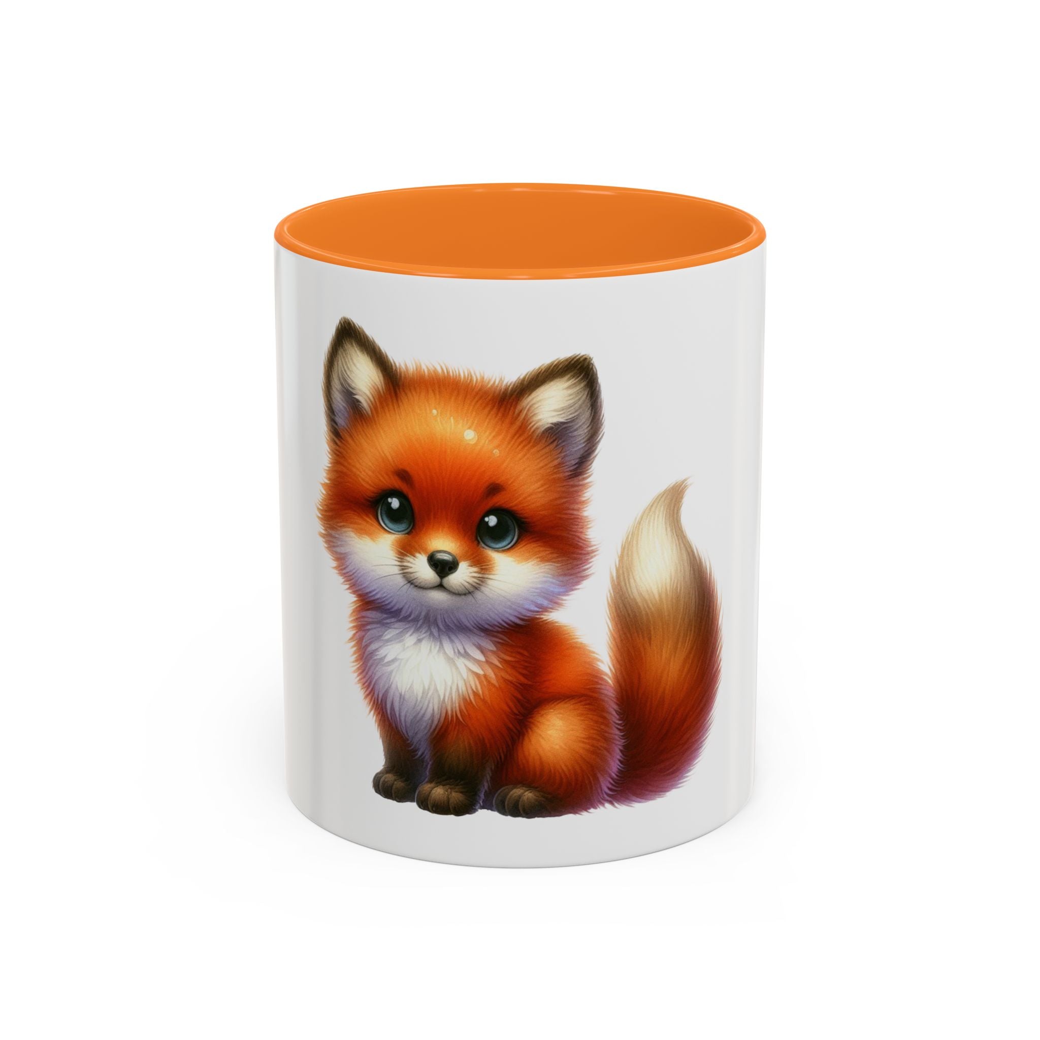 Cute Red Fox Coffee Mug — Adorable Animal Ceramic Mug (11oz)