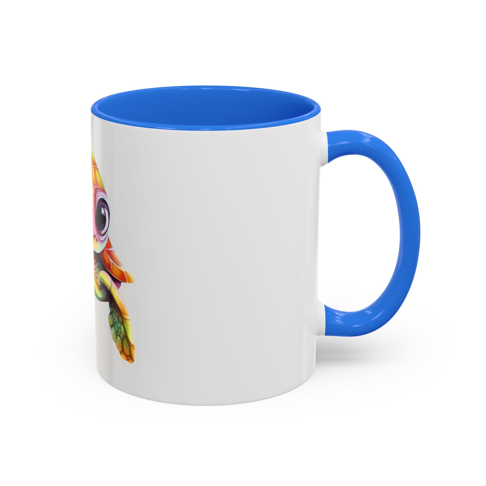 Cute Colorful Sea Turtle Mug — 11oz Ceramic Coffee Cup