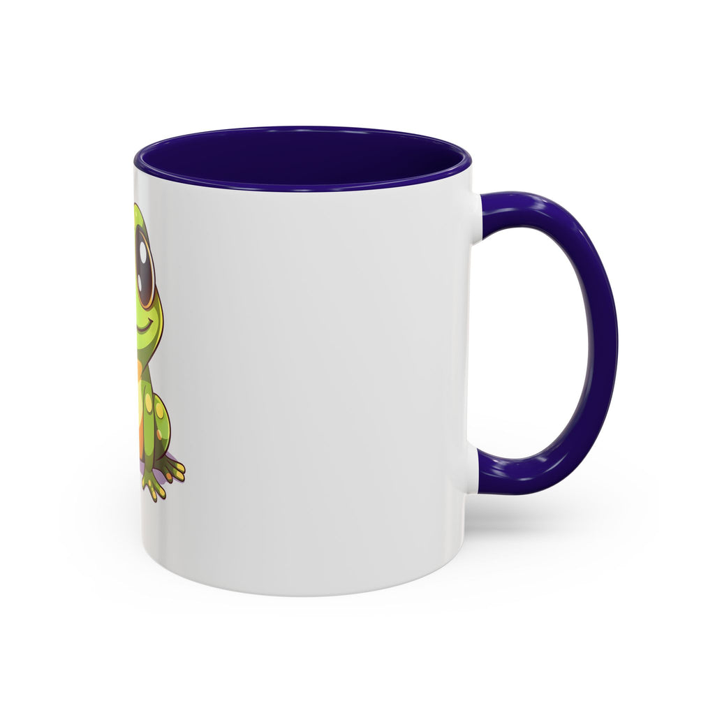 Cute Frog Coffee Mug — 11oz Colorful Ceramic Cup