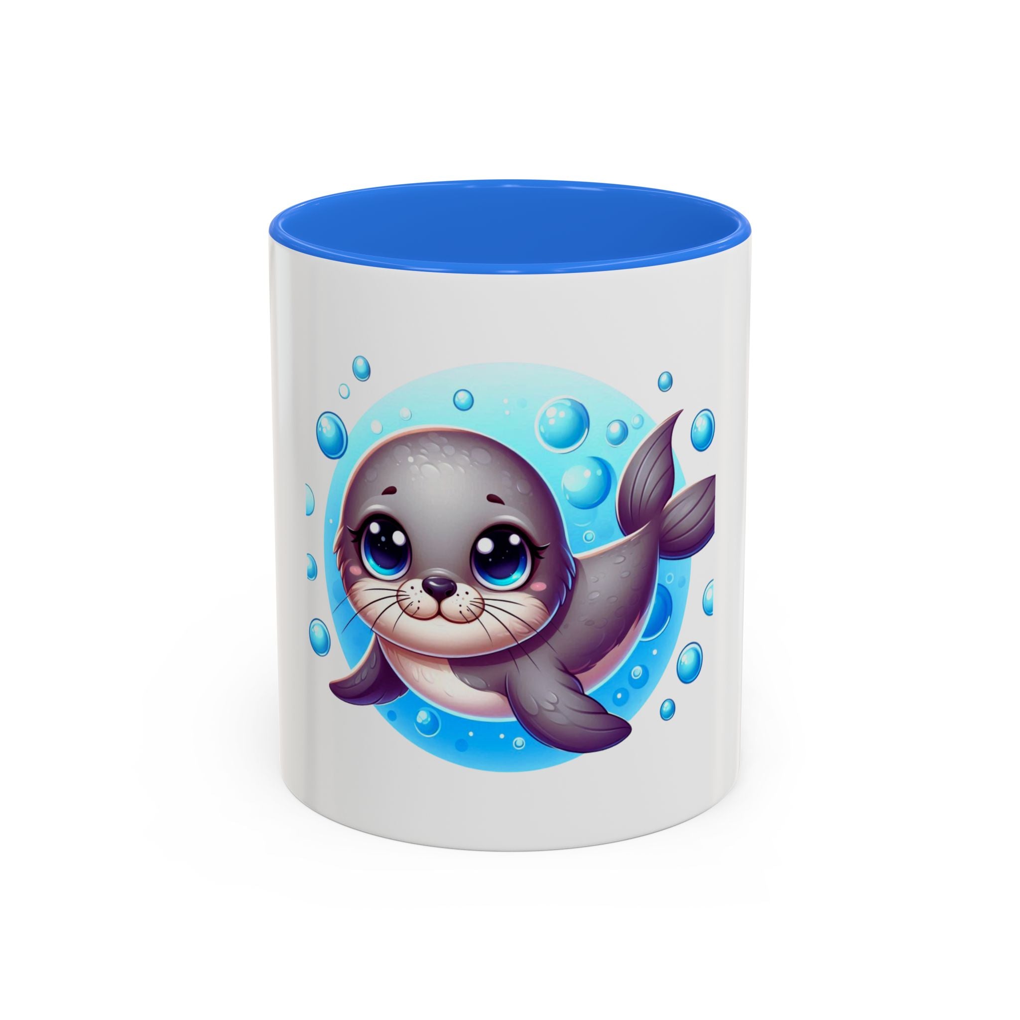 Cute Seal Coffee Mug – Adorable Ocean Animal 11oz Colorful Ceramic