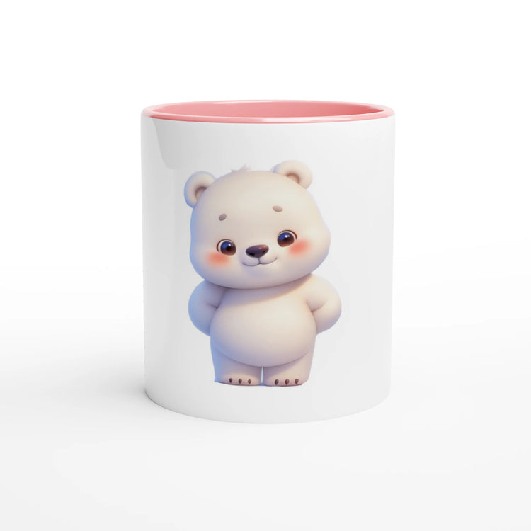 Cute Bear Mug with Color Inside