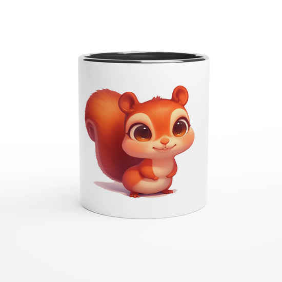 White Ceramic Mug with Color Inside