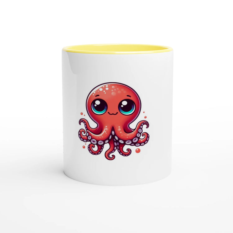 Cute Octopus Mug with Color Inside