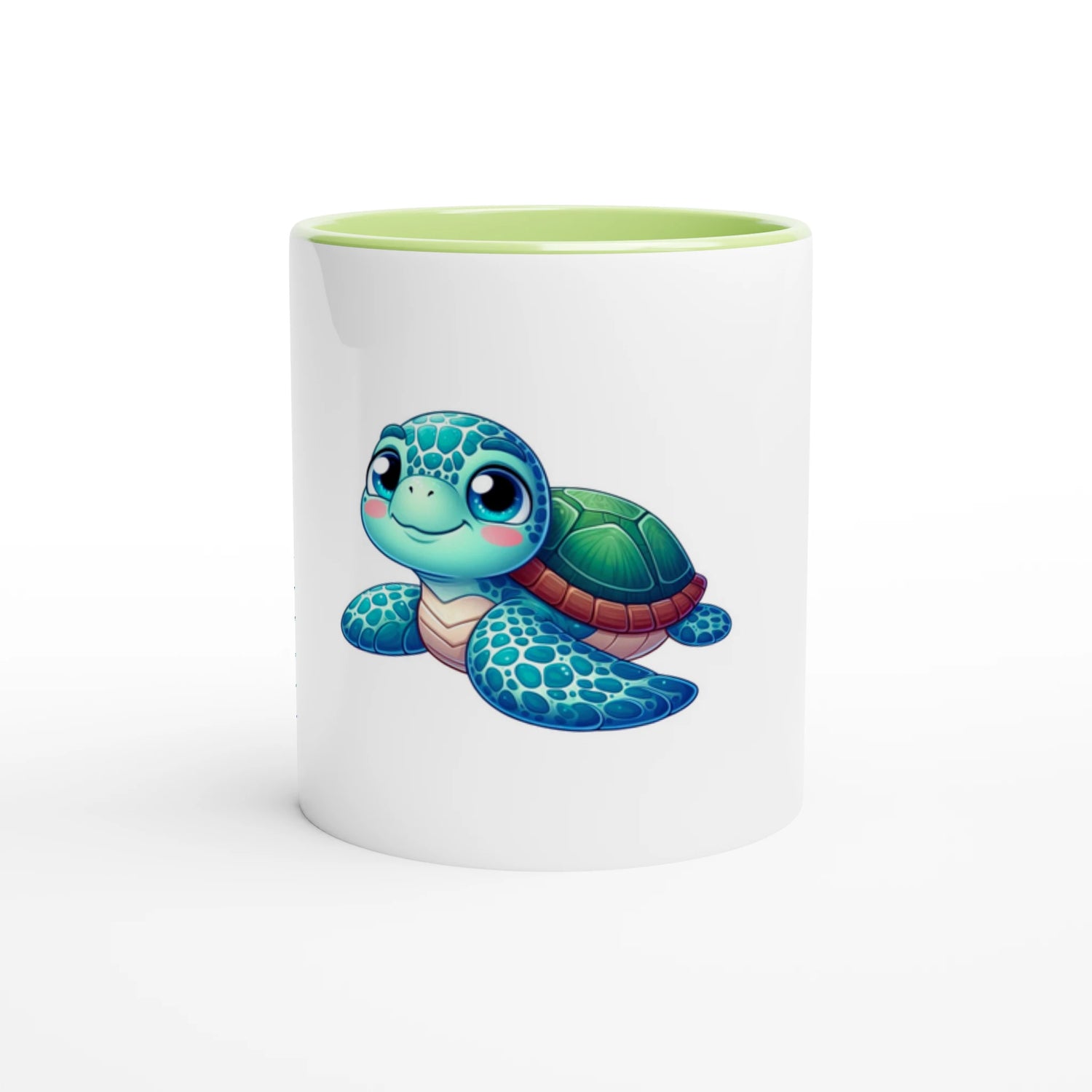 Cute Dolphin Mug with Color Inside