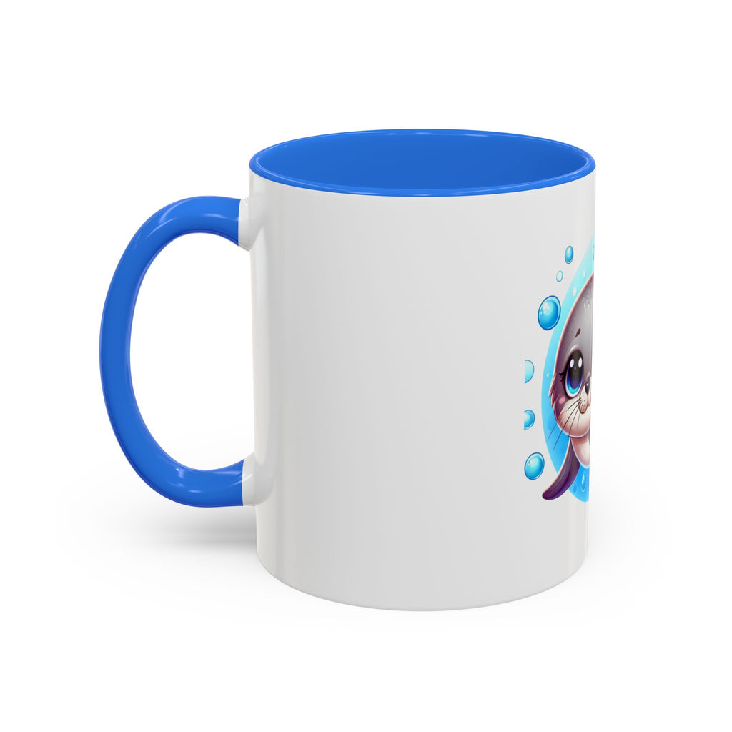 Cute Seal Coffee Mug – Adorable Ocean Animal 11oz Colorful Ceramic