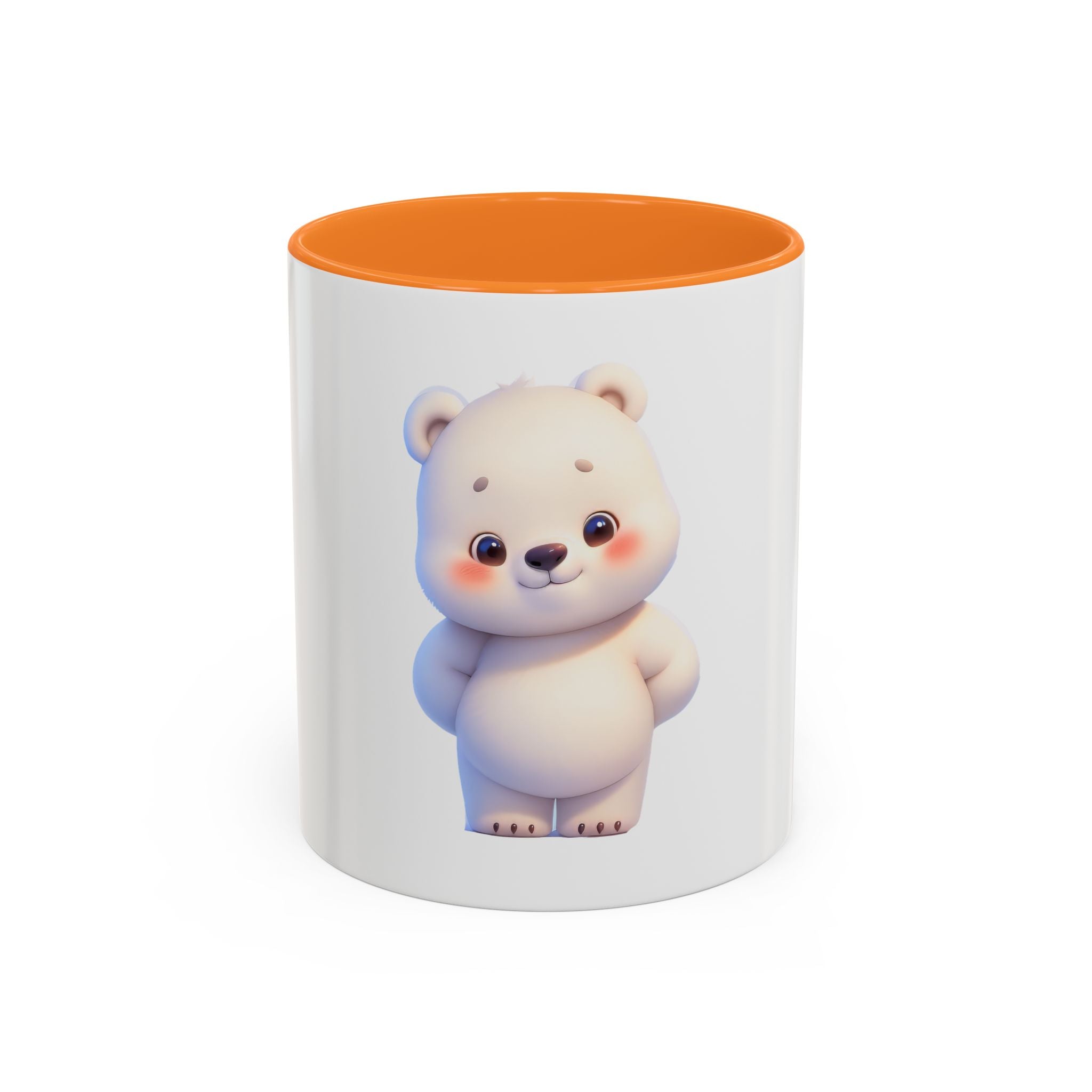 Cute White Bear Coffee Mug — Kawaii Polar Bear 11oz
