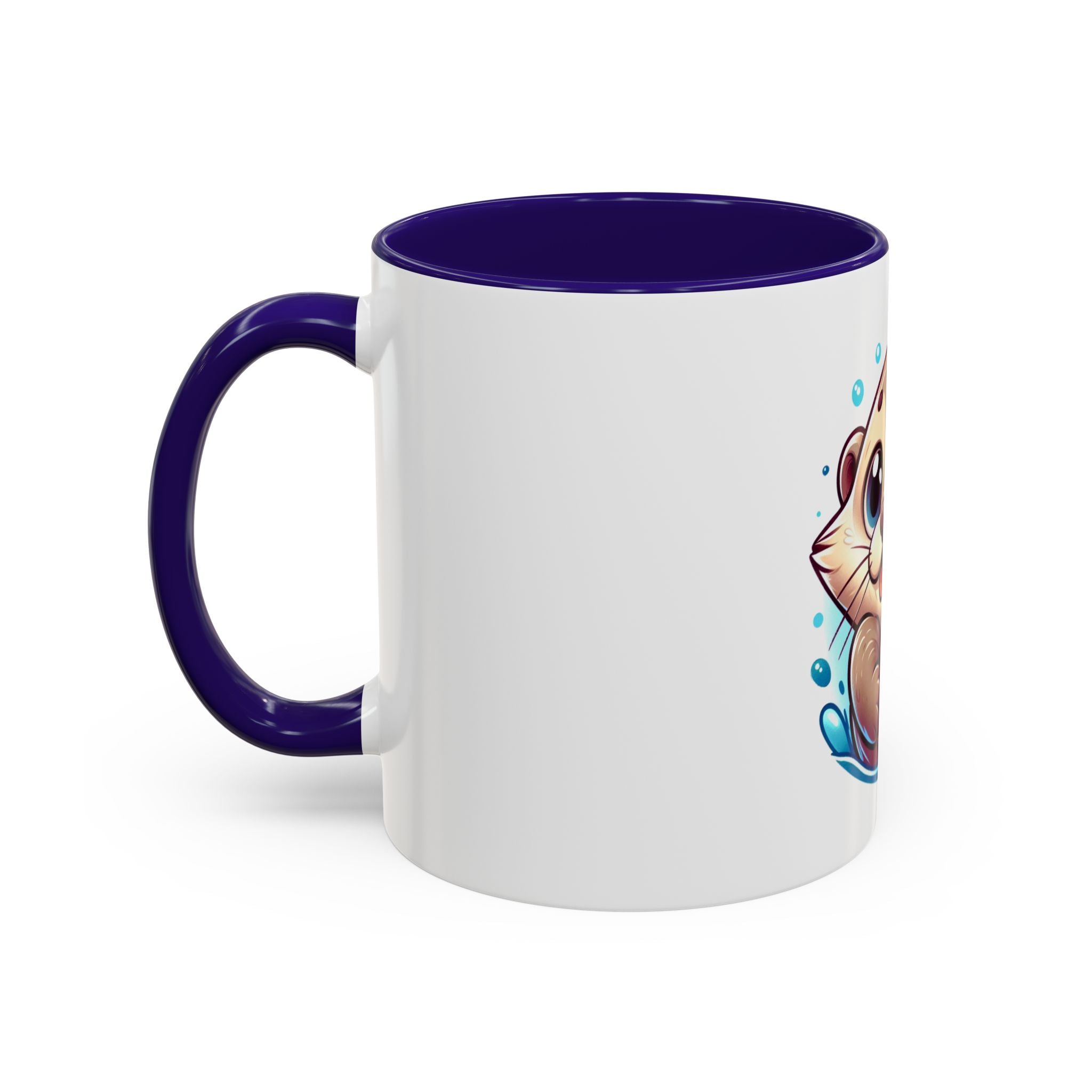 Cute Otter Mug (11oz) — Adorable Cartoon Sea Otter Coffee Cup