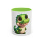 Cute Baby Alligator Coffee Mug — Adorable Cartoon Crocodile 11oz