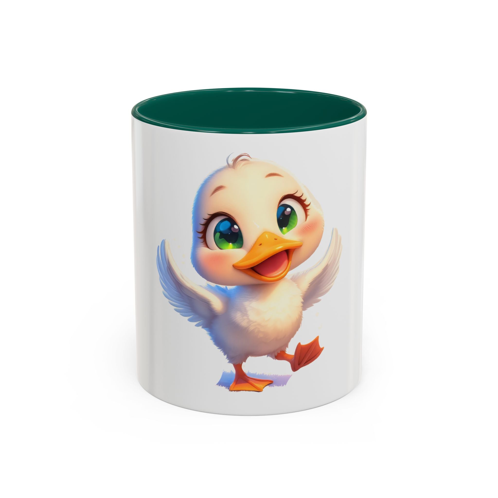 Cute Duckling Coffee Mug — Adorable Cartoon Baby Duck 11oz