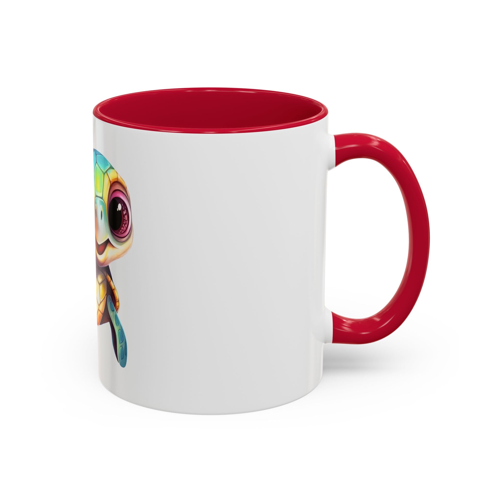 Cute Colorful Sea Turtle Coffee Mug (11oz)