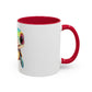 Cute Colorful Sea Turtle Coffee Mug (11oz)