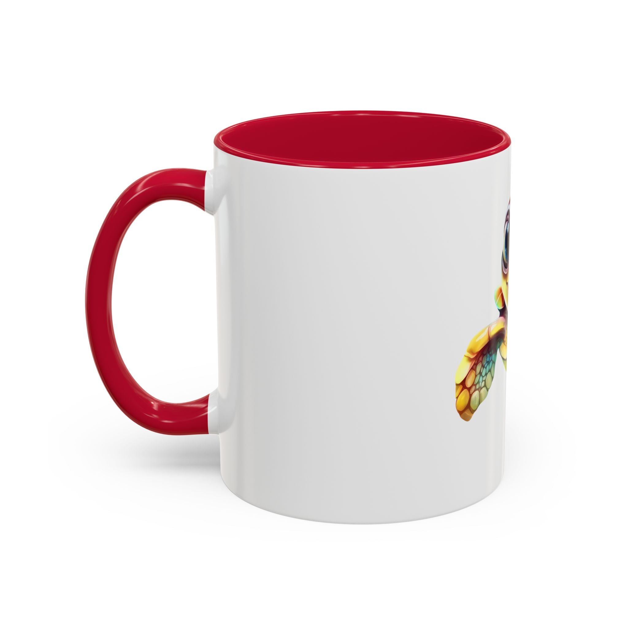 Cute Colorful Sea Turtle Mug — 11oz Ceramic Coffee Cup
