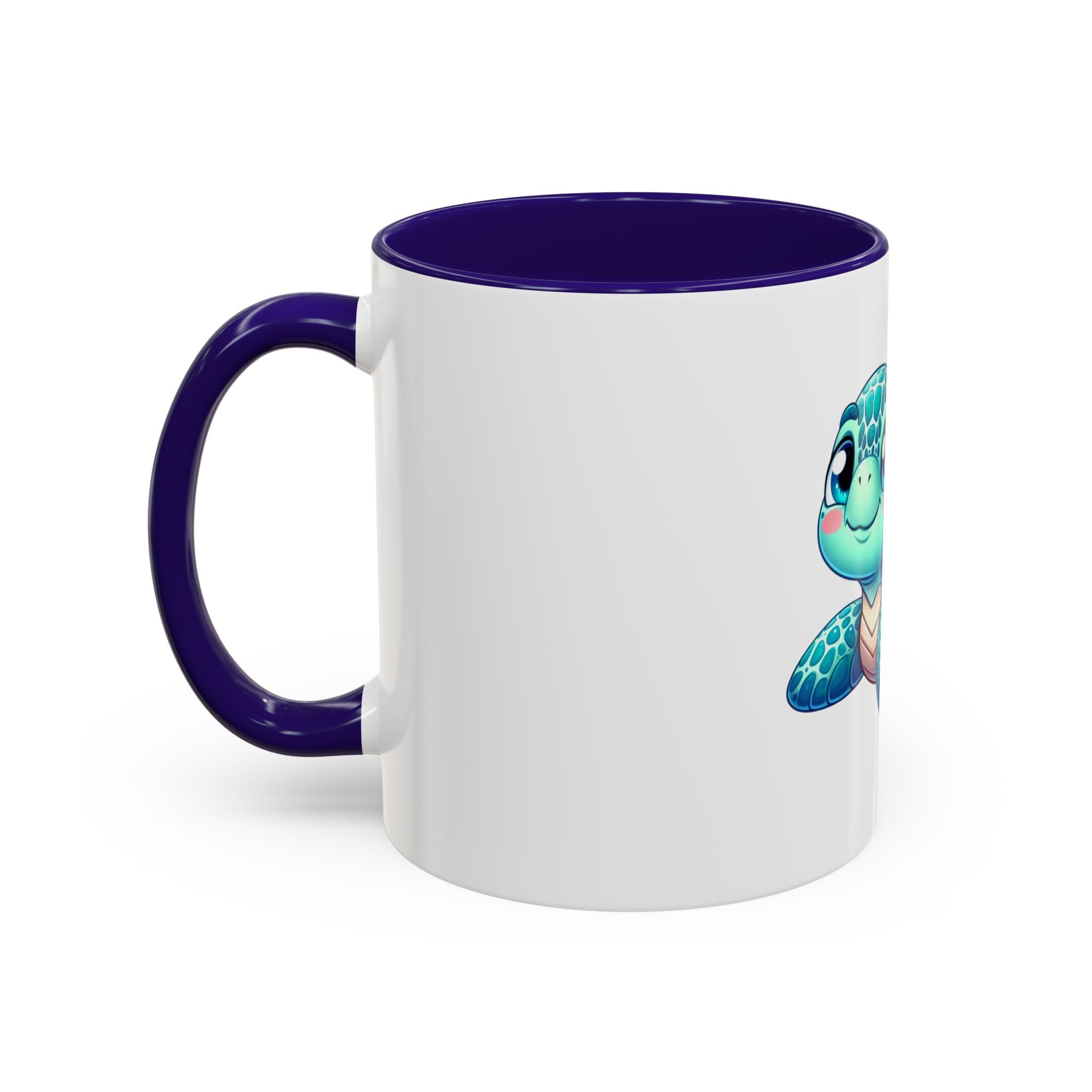 Cute Sea Turtle Coffee Mug (11oz) – Colorful Ocean Animal Ceramic Mug