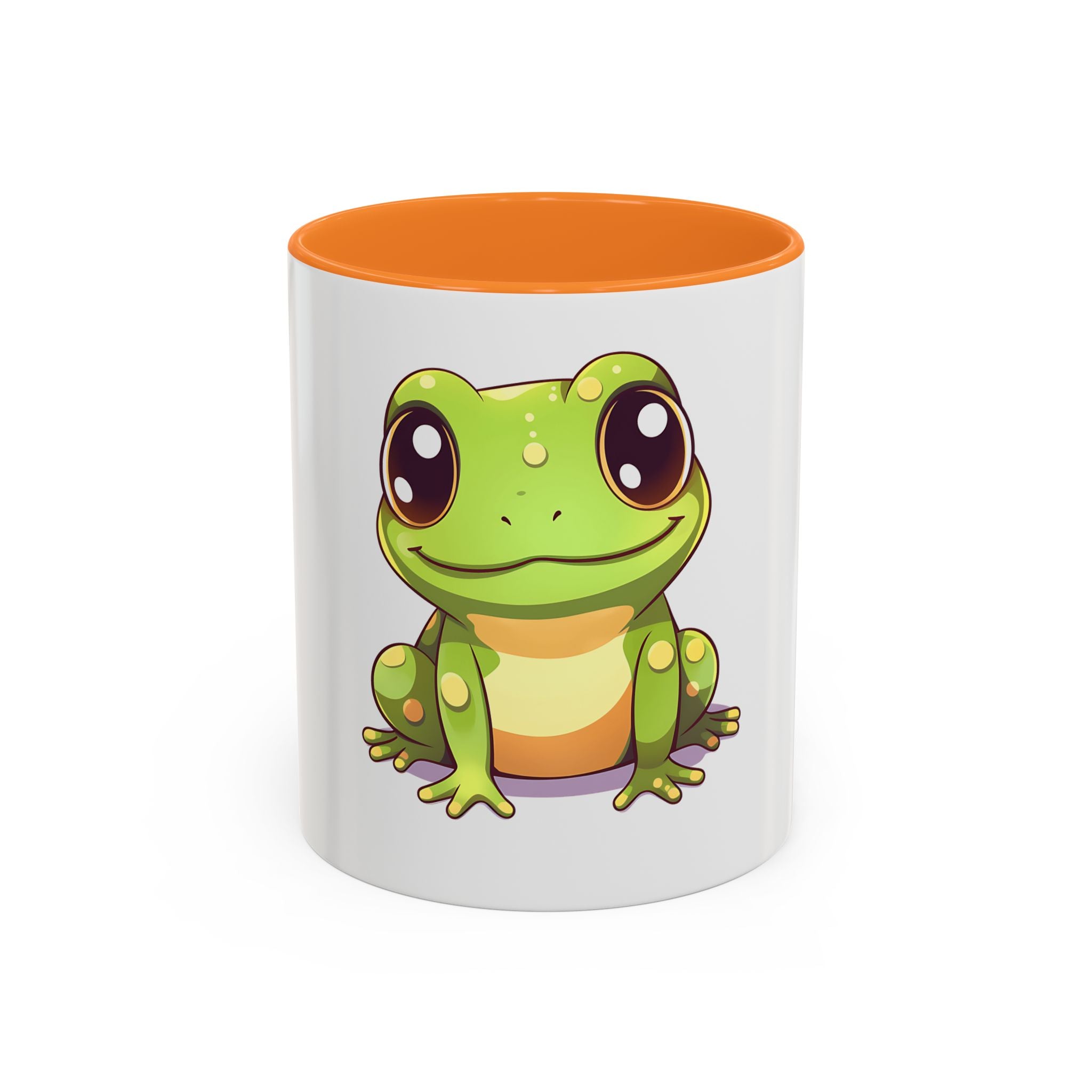 Cute Frog Coffee Mug — 11oz Colorful Ceramic Cup
